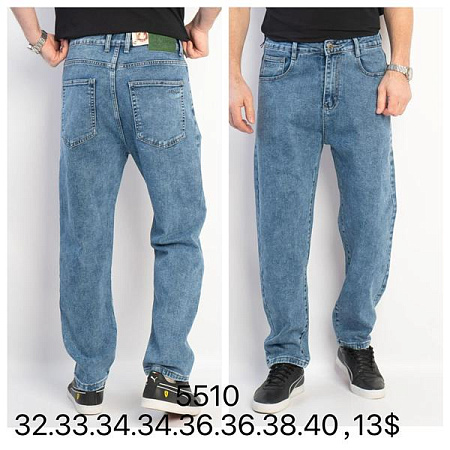 Джинсы God Baron 5510 l.blue - делук