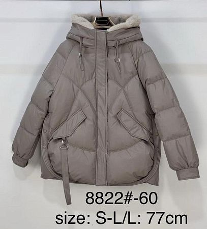 Куртка Immei 8822-60 grey - делук