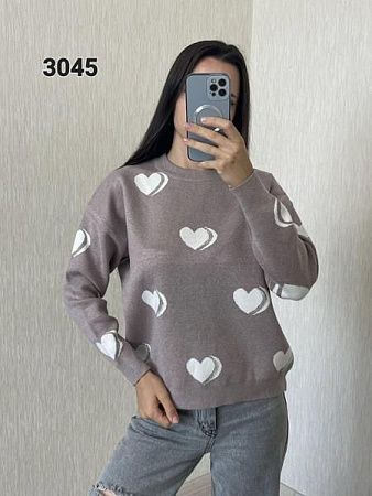 Свитер Fsn 3045 grey - делук