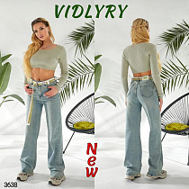 Джинсы Vidlyry 3638 l.blue - делук