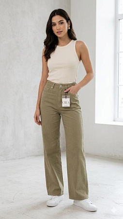Джинсы Maxim Jeans 1119 olive - делук