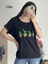 Футболка Fsn 1284 black - делук