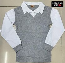 Свитер Amz 105 grey - делук
