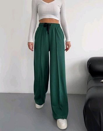 Штаны Спорт Little Secret 7855 green - делук