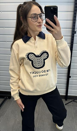 Свитер Jjf 271089 beige - делук