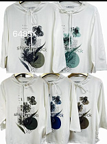 Свитер Gertie 6485 white-khaki - делук