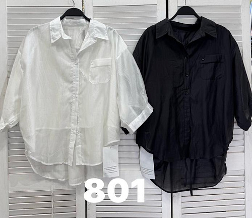 Рубашка Divo 801 black - делук