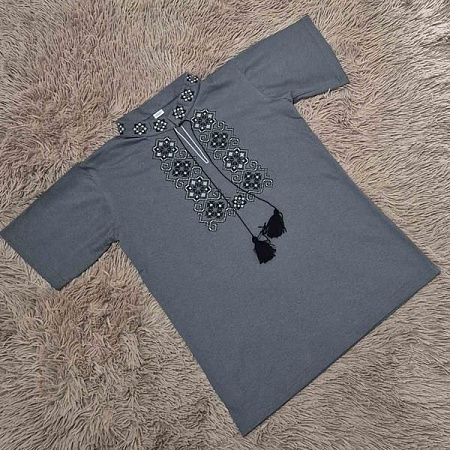 Вышиванка Limerense LM12 grey - делук