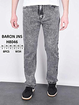 Джинсы Baron Jeans H8046 l.grey - делук