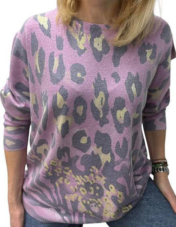 Свитер Levisha 25242 pink - делук