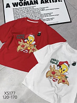 Футболка Sunnytot XS177 red - делук