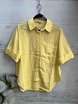Рубашка New Season 8577 yellow - делук