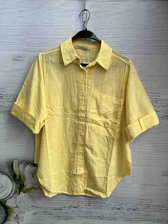 Рубашка New Season 8577 yellow - делук