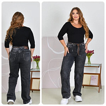 Джинсы Lady N 193 grey - делук