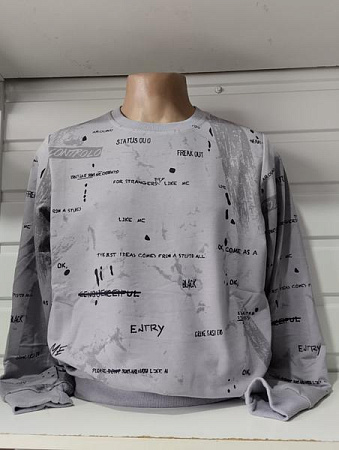 Свитер Panda 1488 grey - делук