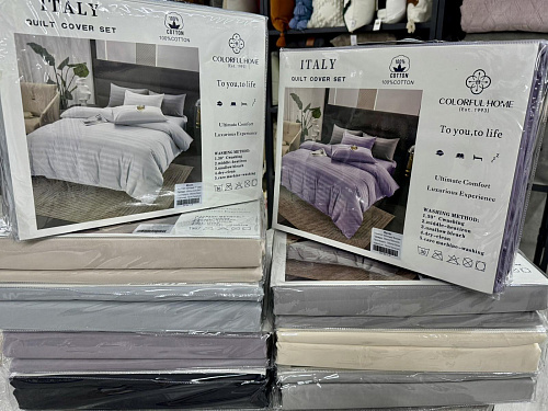 Постіль « страйп сатин» 004-75-18 - делук