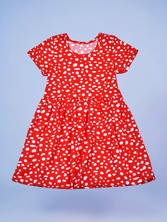 Платье Kir15 24128 red - делук