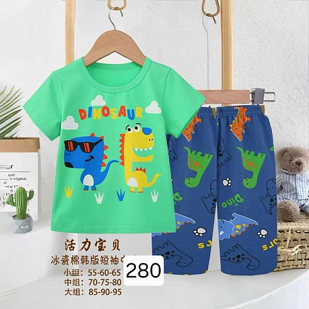 Пижама Фунтик 280 green - делук