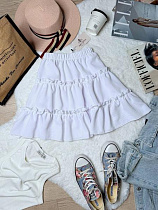 Юбка Arina 2456 white - делук