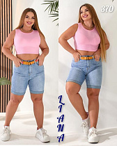 Шорты Beki 370-1 l.blue - делук