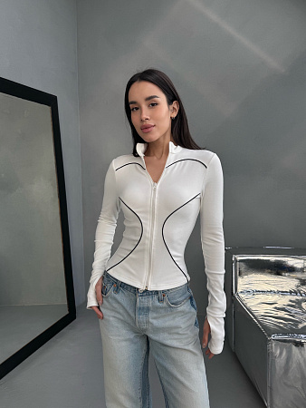 Кофта Arina 1694 white - делук