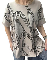 Футболка Elena&Vika 26010 grey - делук