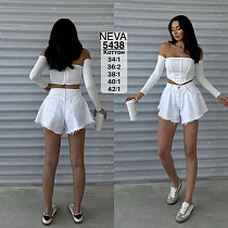 Шорты Ruxa 5438 white - делук