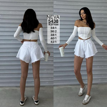 Шорты Ruxa 5438 white - делук