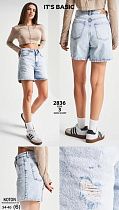 Шорты Jeans Style 2836-3 l.blue - делук