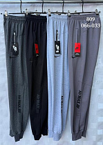 Штаны Спорт Shon 066-033 d.grey - делук