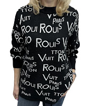 Свитер Elena&Vika 25401 black - делук