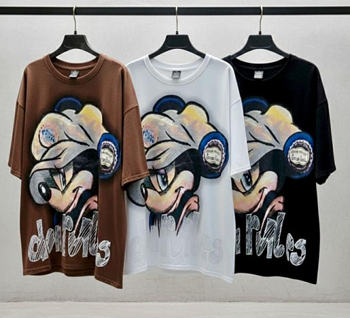 Футболка Lora LR1170 brown - делук