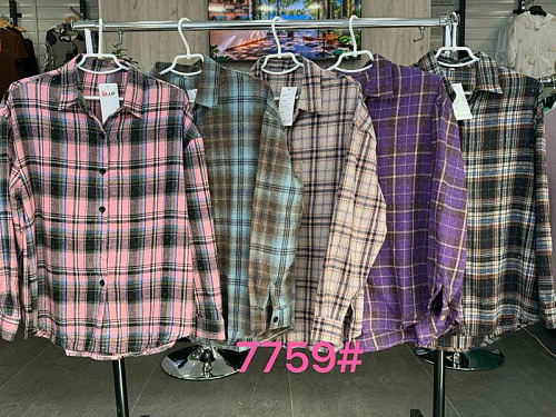 Рубашка Jjf 7759-3 purple - делук