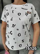 Футболка Style Nadezhda 16126 white - делук