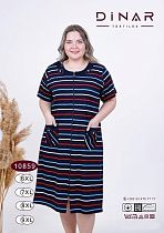 Халат Sss Annet DO-D10859 navy - делук