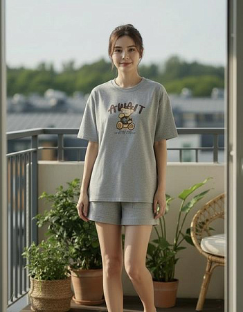Костюм Katty 1087 grey - делук