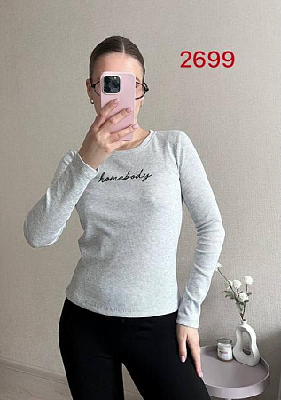 Свитер Fsn 2699 l.grey - делук