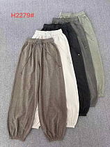 Штаны Шаолинь H2279 brown - делук