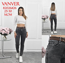 Джинсы Vanver 82026 d.grey - делук