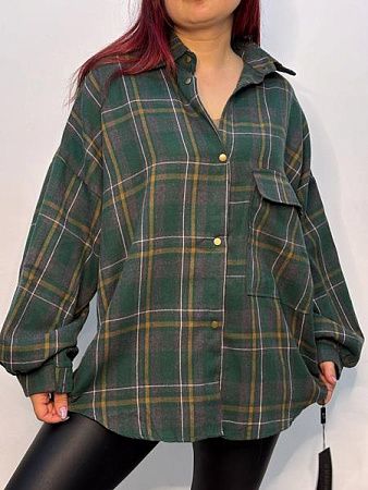 Рубашка Kosta 7732 green - делук