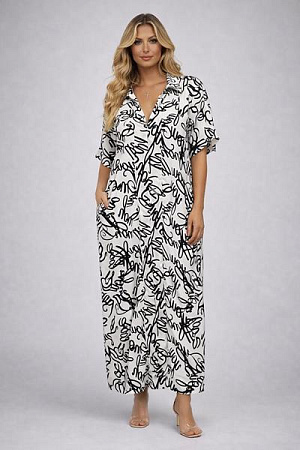 Платье Style Nadezhda 442-1 white - делук