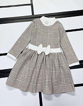 Платье Kosmy 574 beige-white - делук