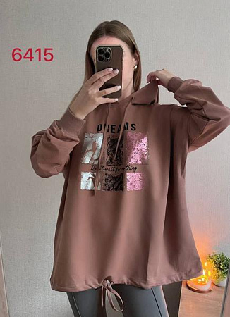 Свитер Fsn 6415 brown - делук