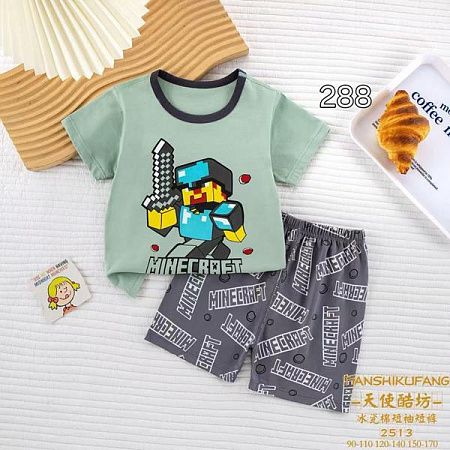 Пижама Фунтик 2513 mint (6-8) - делук