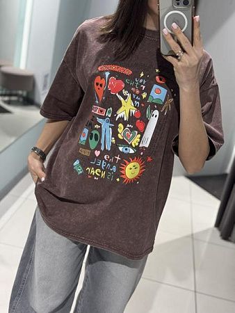 Футболка Comod 8171 brown - делук