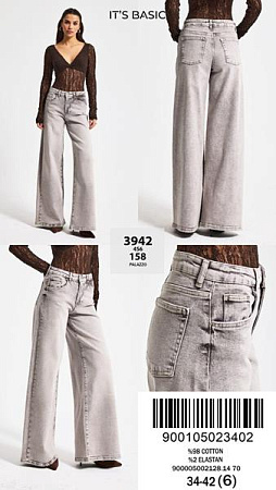 Джинсы Ruxa 3942-4-158 l.grey - делук