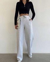 Штаны Спорт Modnulya 233 l.grey - делук