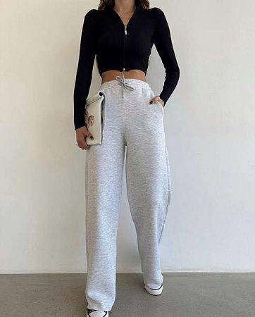 Штаны Спорт Modnulya 233 l.grey - делук