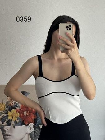 Майка Fsn 0359 white - делук