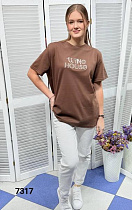 Футболка Mmc Clothes 7317 brown - делук